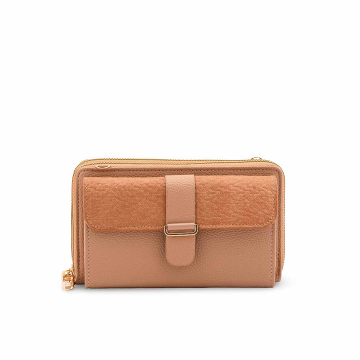 Beige Casual Wallet For Women P71145