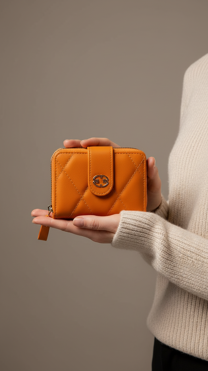 Yellow Casual Wallet For Women P71147