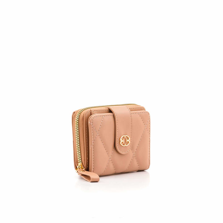 Beige Casual Wallet For Women P71147
