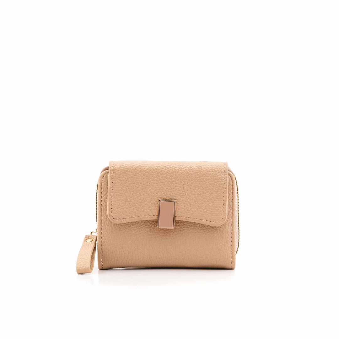 Beige Casual Wallet For Women P71153
