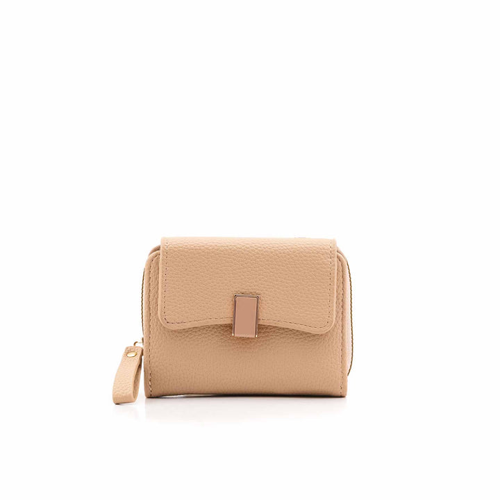 Beige Casual Wallet For Women P71153