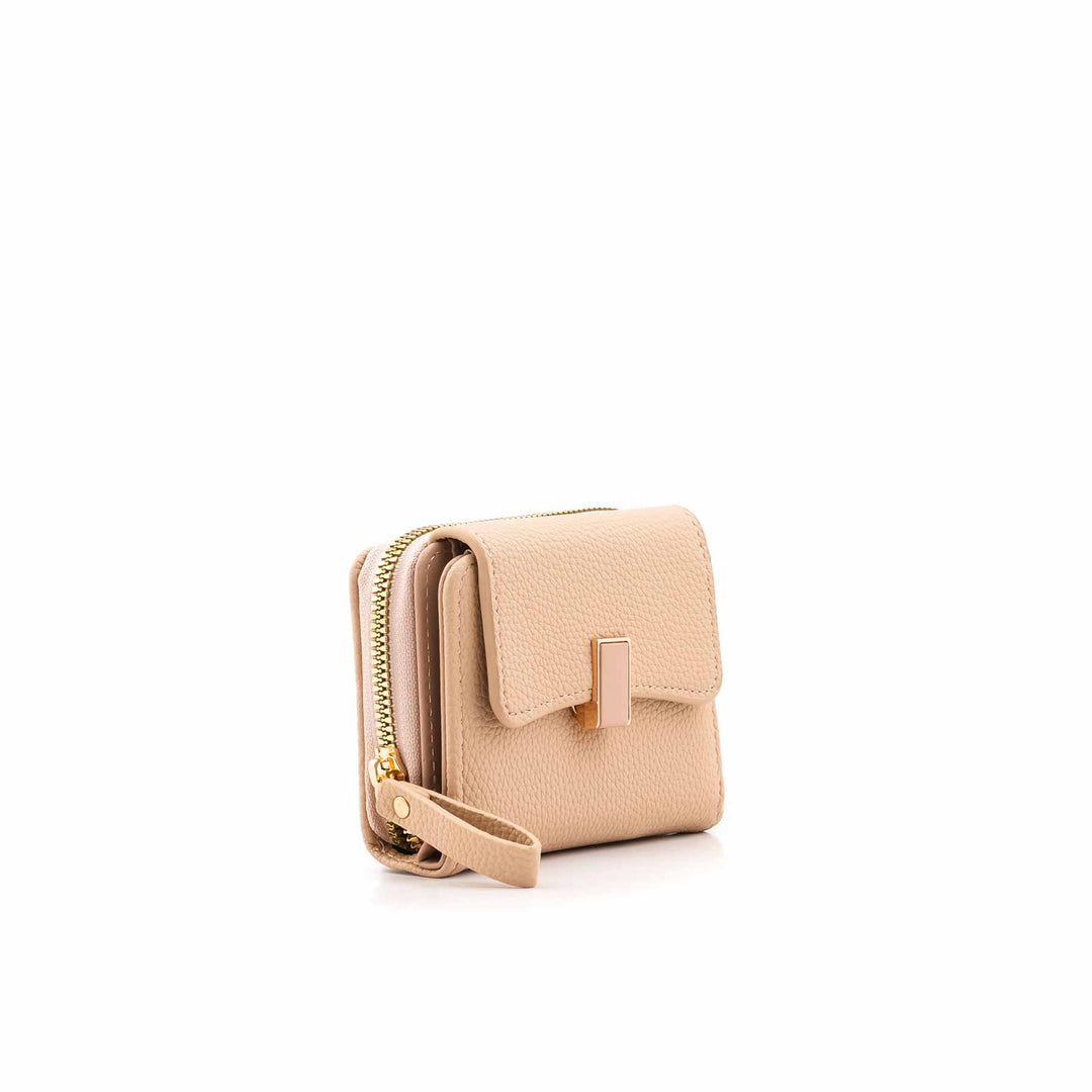 Beige Casual Wallet For Women P71153