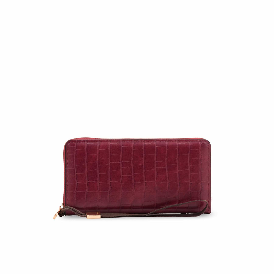 Maroon Casual Wallet For Ladies P71160