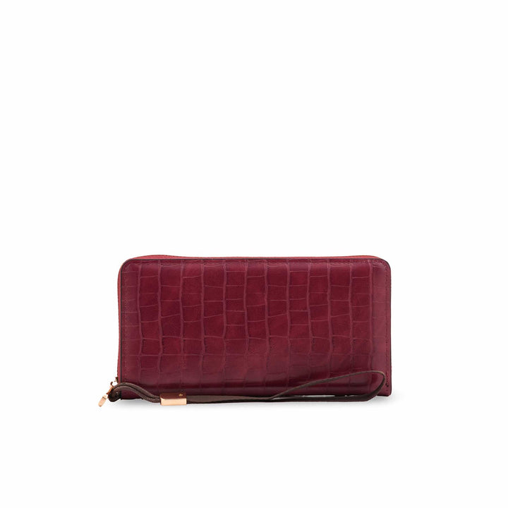 Maroon Casual Wallet For Ladies P71160