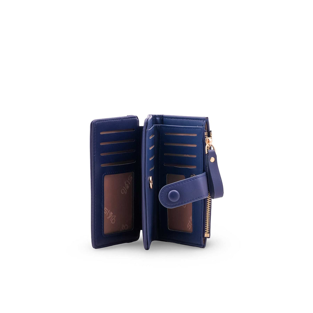 Blue Casual Wallet For Ladies P71170