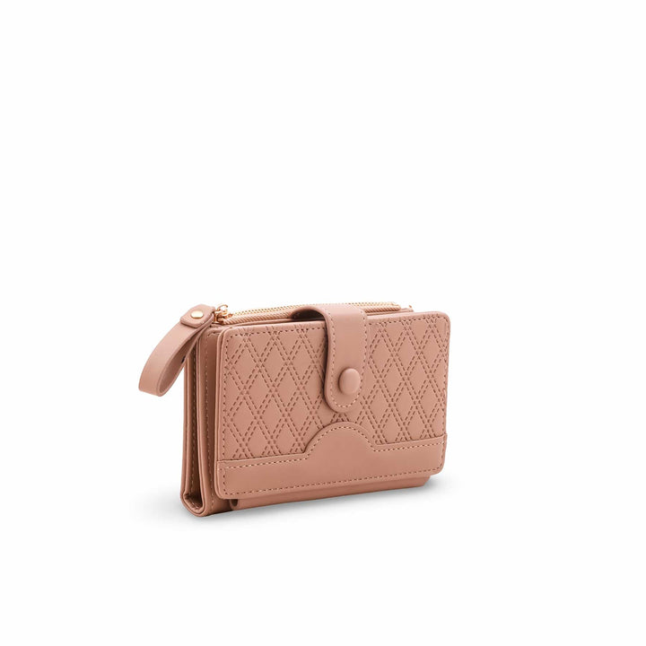 Beige Casual Wallet For Ladies P71170