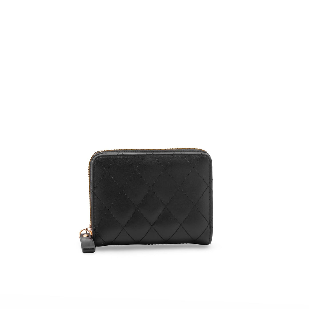Black Casual Wallet For Women P71172