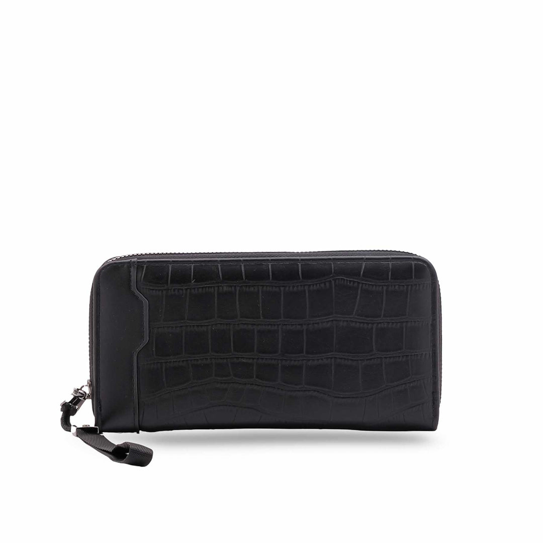 Black Casual Wallet For Ladies P71197