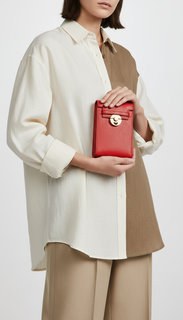Red Casual Pouch P97477