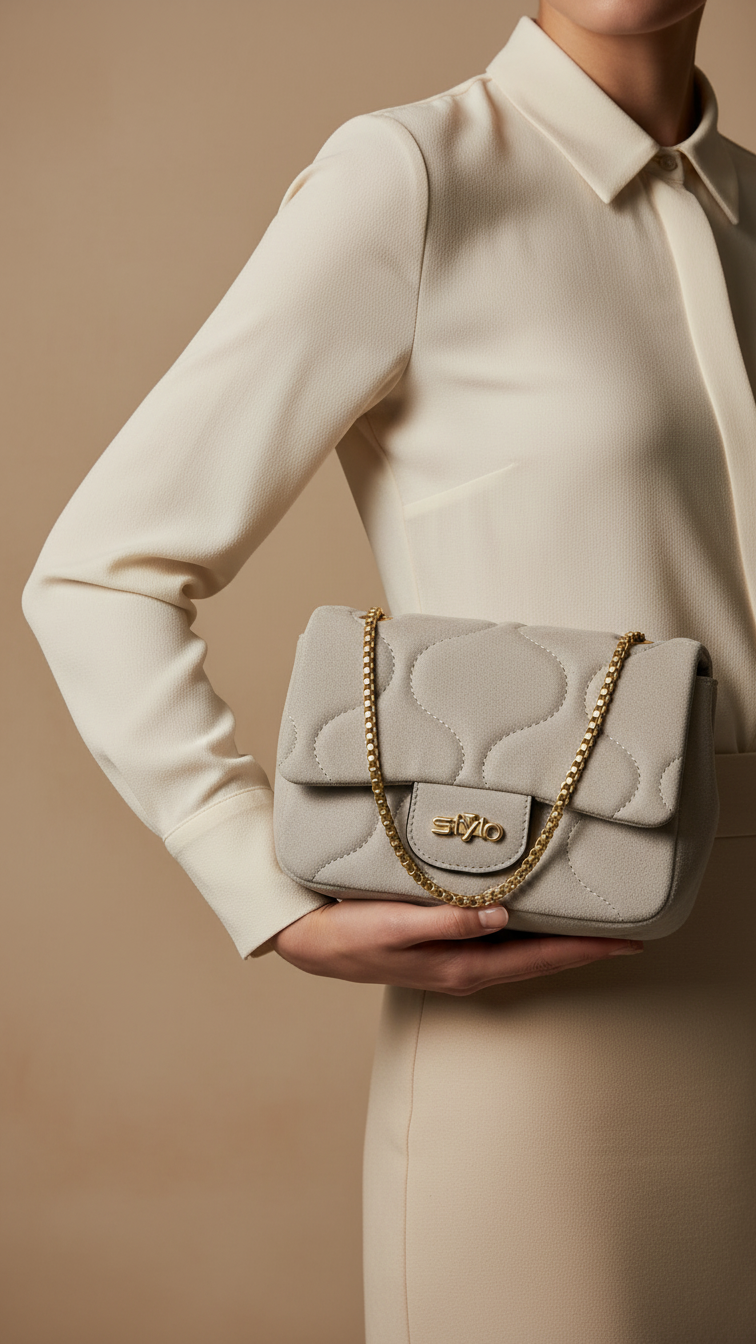 Grey Formal Pouch P97606