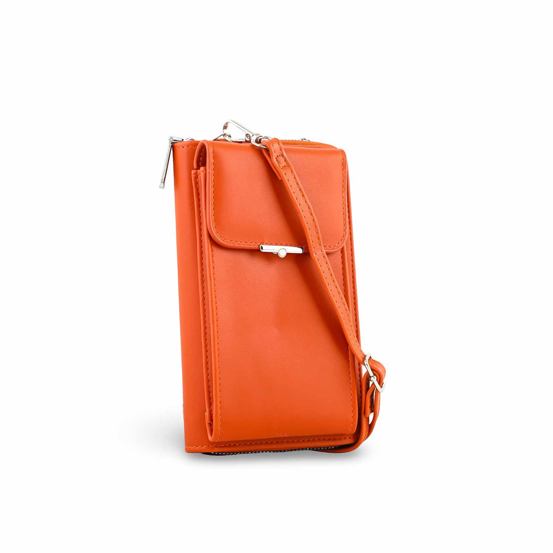Brown Casual Pouch For Women P97620