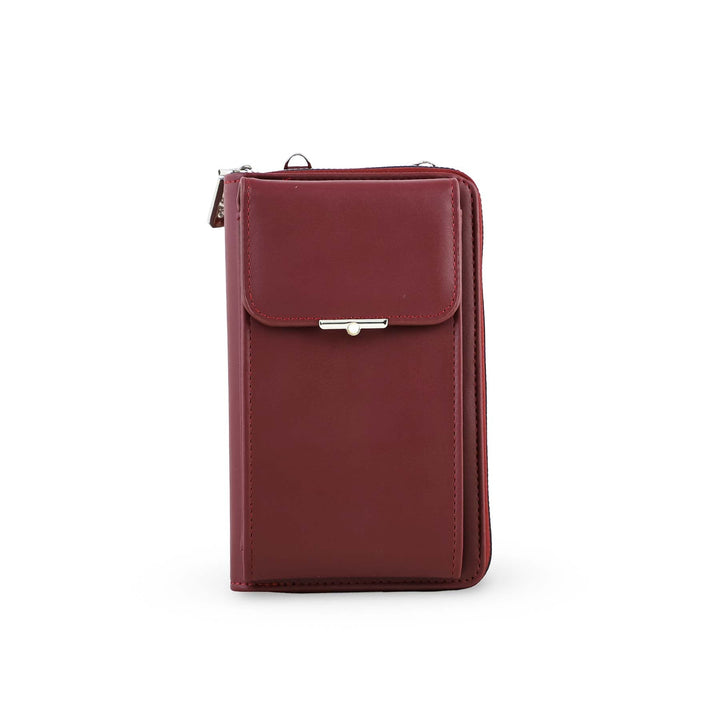 Red Casual Pouch For Women P97620