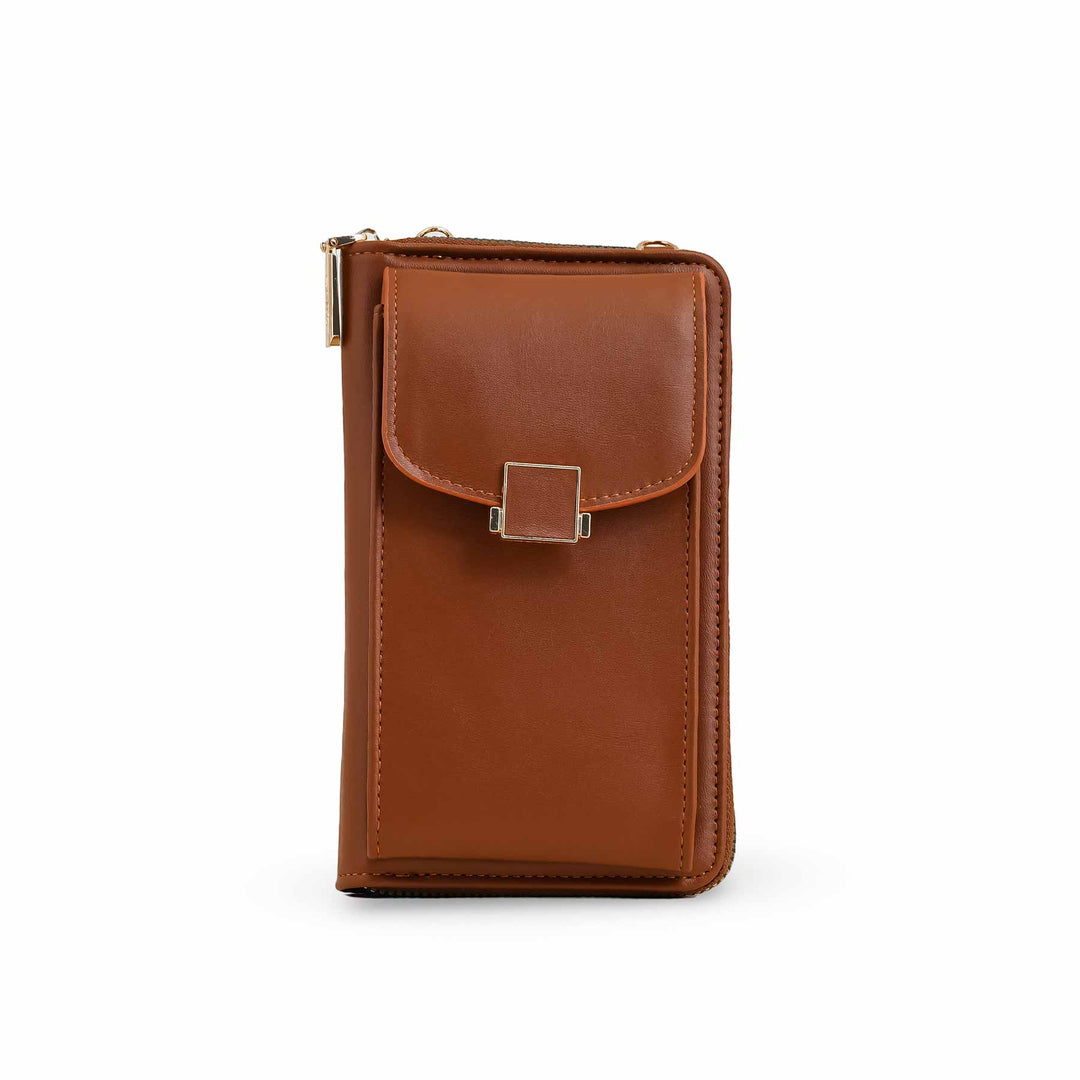 Brown Casual Pouch P97631