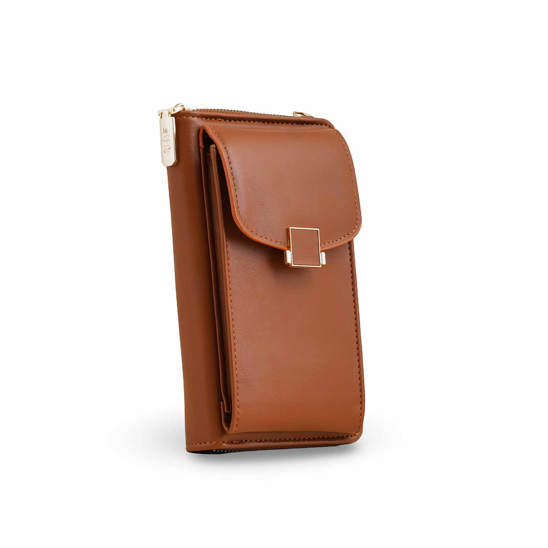 Brown Casual Pouch P97631