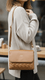 Khaki Casual Pouch For Ladies P97641