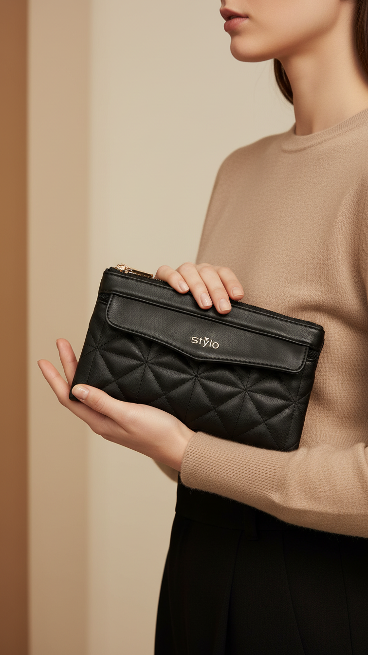 Black Casual Pouch P97642