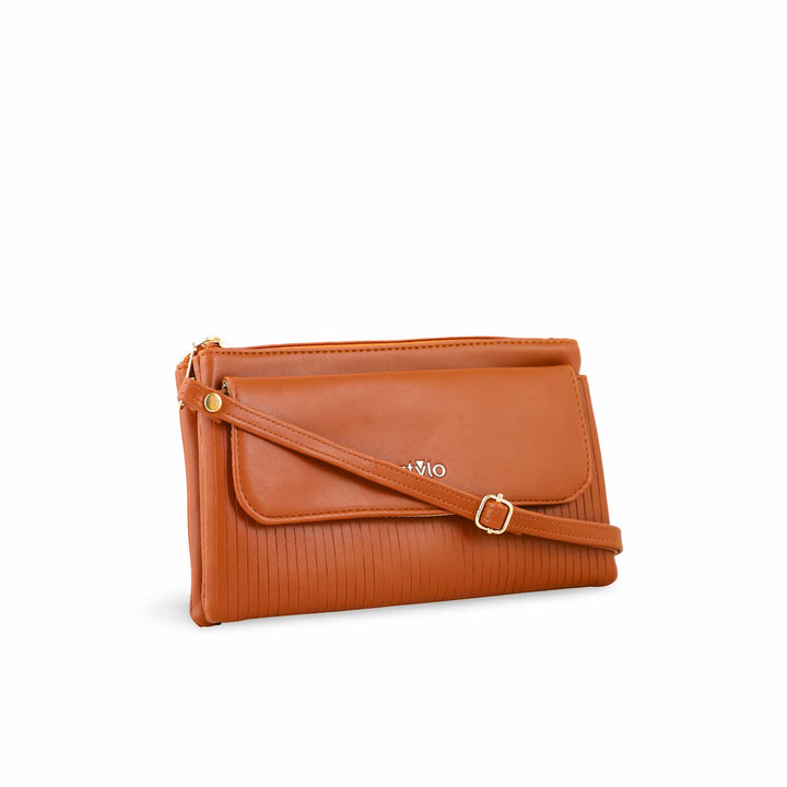 Brown Casual Pouch P97643