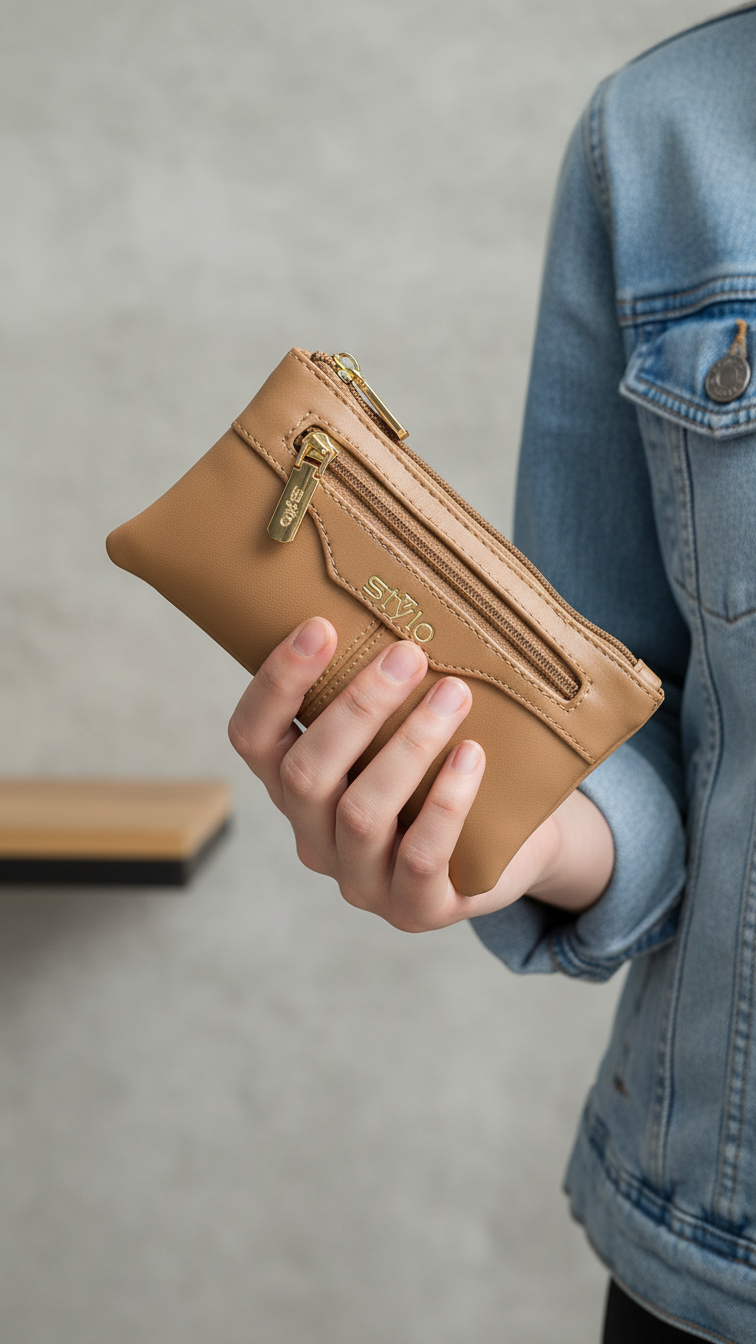 Khaki Casual Pouch P97648