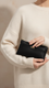 Black Casual Pouch P97649