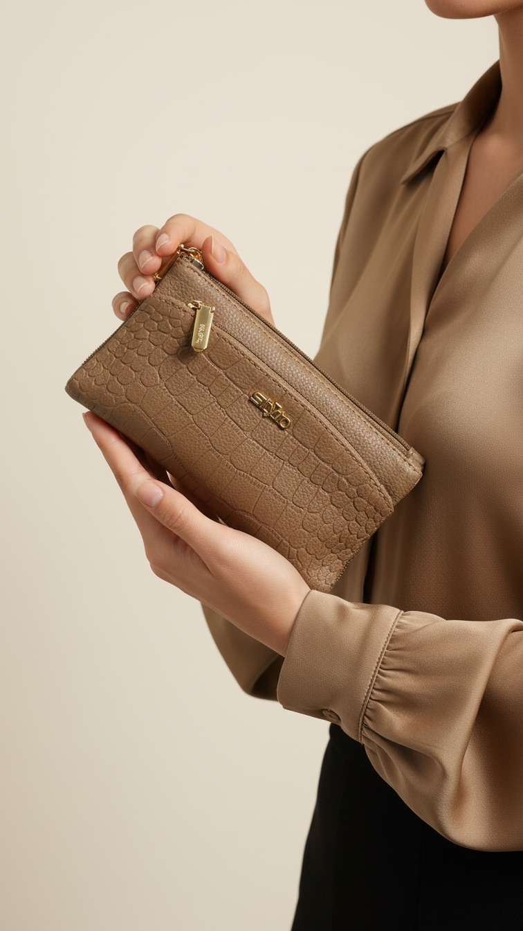 Khaki Casual Pouch P97649