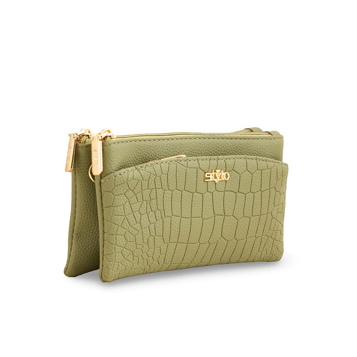 Green Casual Pouch P97650