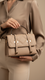 Beige Casual Pouch For Ladies P97659
