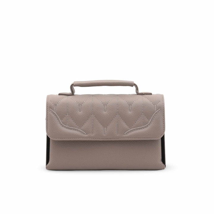 Grey Casual Pouch For Women P97661