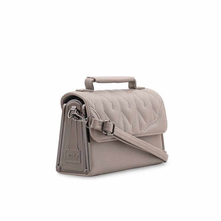Grey Casual Pouch For Women P97661