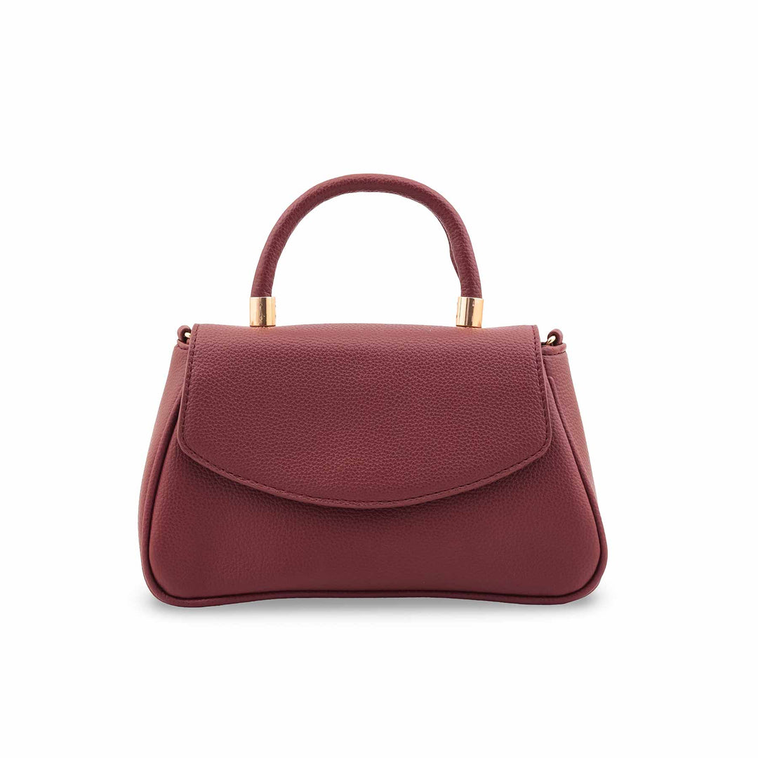Maroon Casual Pouch For Women P97663