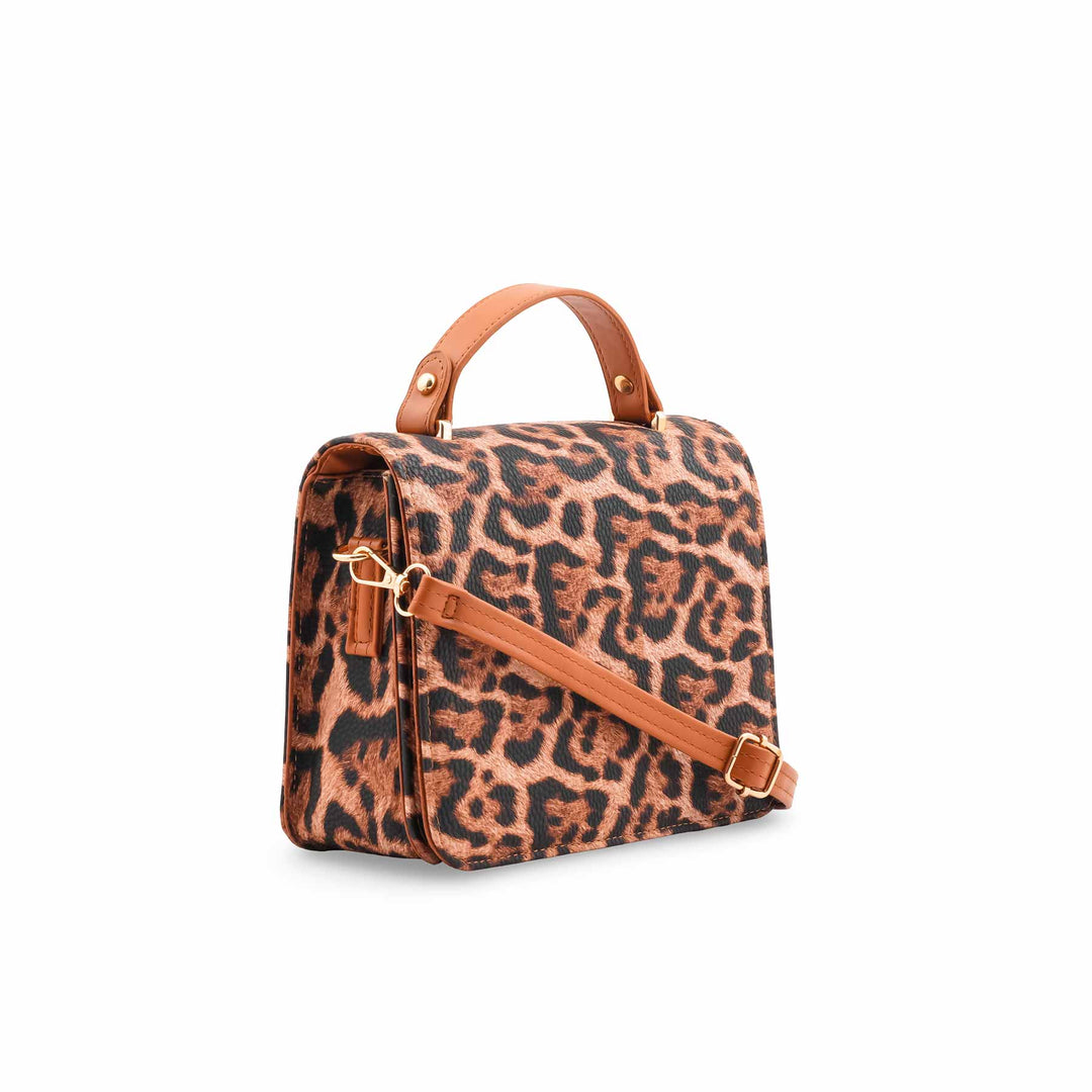 Brown Casual Pouch For Women P97665
