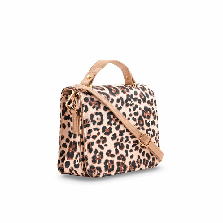 Beige Casual Pouch For Women P97665