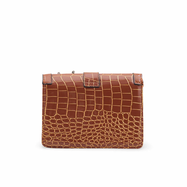 Brown Casual Pouch For Ladies P97666