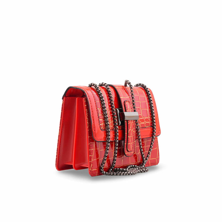 Red Casual Pouch For Ladies P97666
