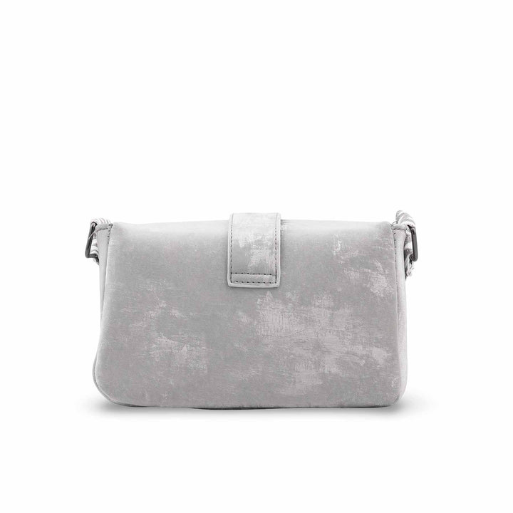 Silver Casual Pouch For Ladies P97669