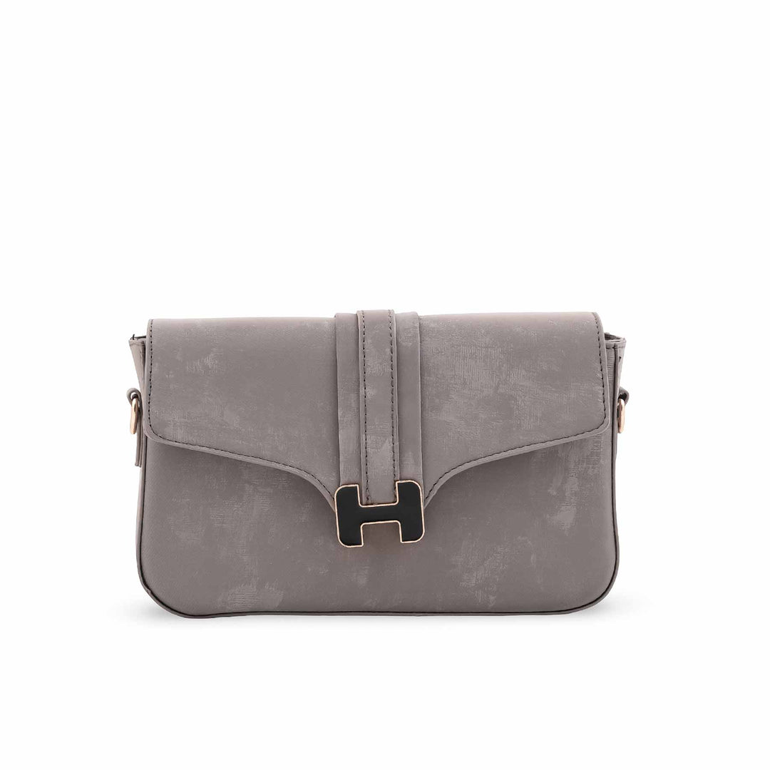 Grey Casual Pouch For Ladies P97670