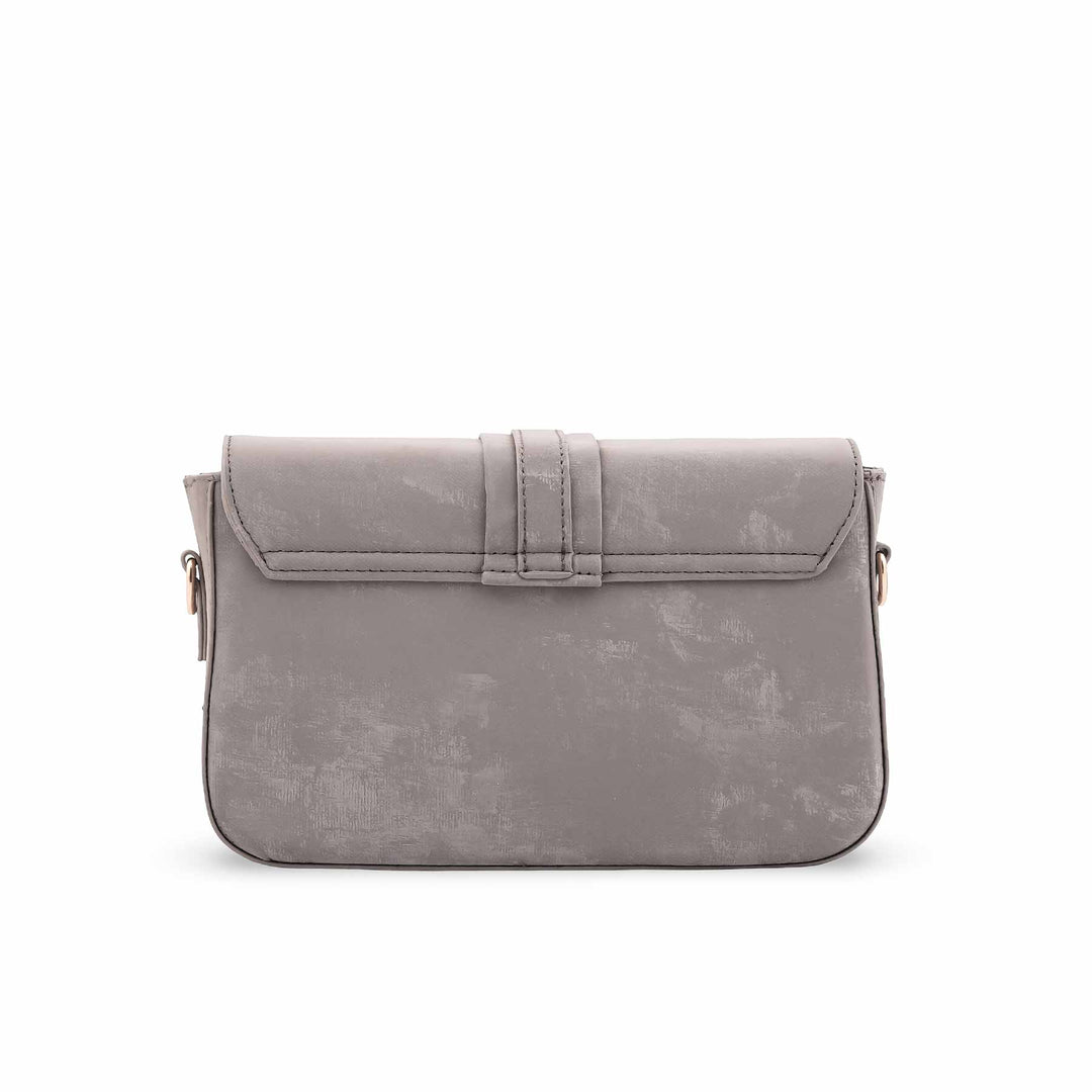 Grey Casual Pouch For Ladies P97670