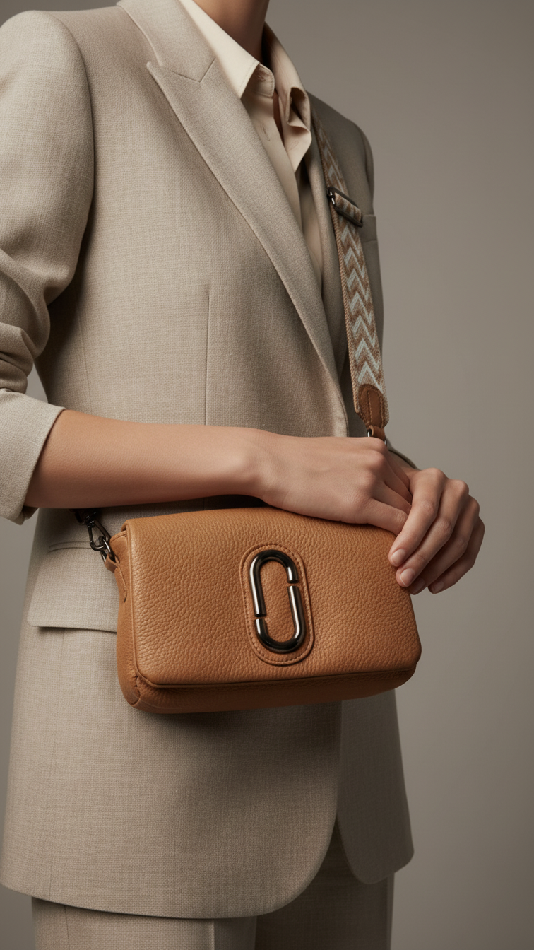 Beige Casual Pouch For Ladies P97672