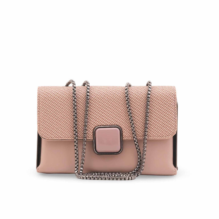 Peach Casual Pouch For Ladies P97674