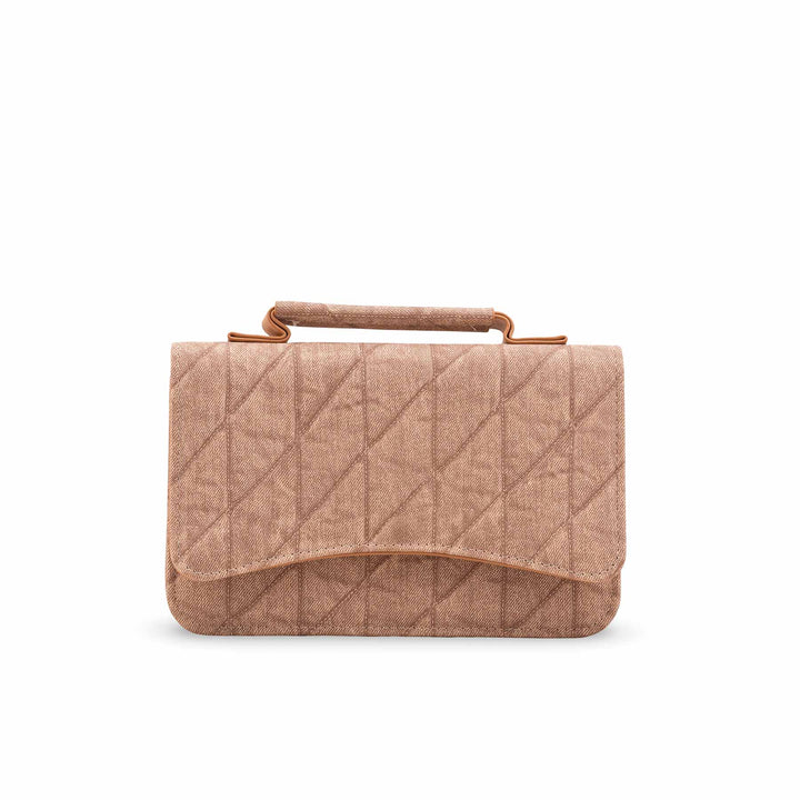 Beige Casual Pouch For Ladies P97677
