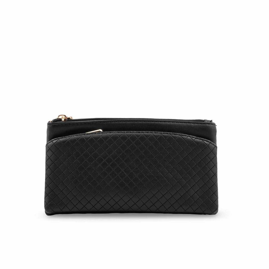 Black Casual Pouch For Ladies P97680