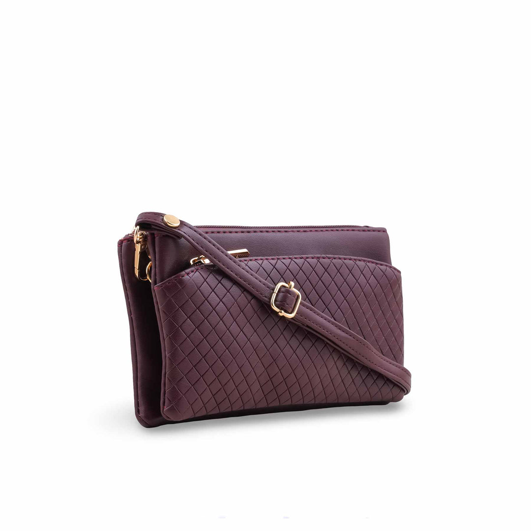 Brown Casual Pouch For Ladies P97680