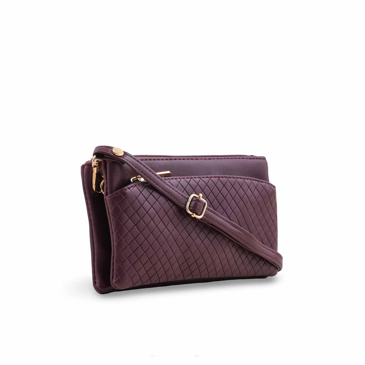 Brown Casual Pouch For Ladies P97680