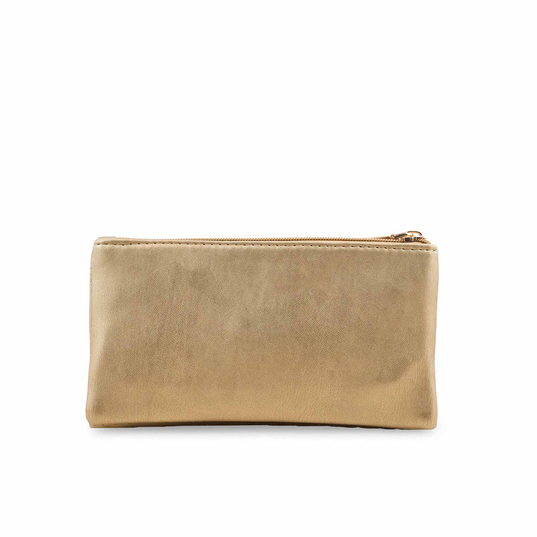 Golden Casual Pouch For Ladies P97681