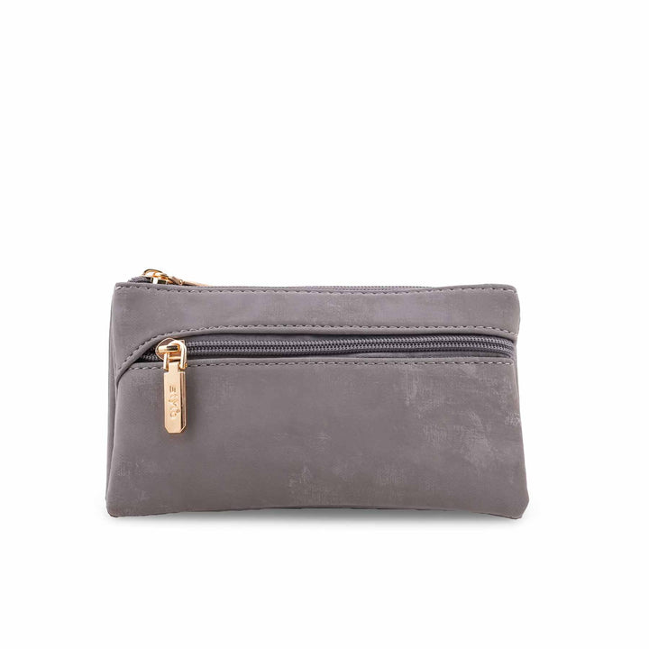 Grey Casual Pouch For Women P97683