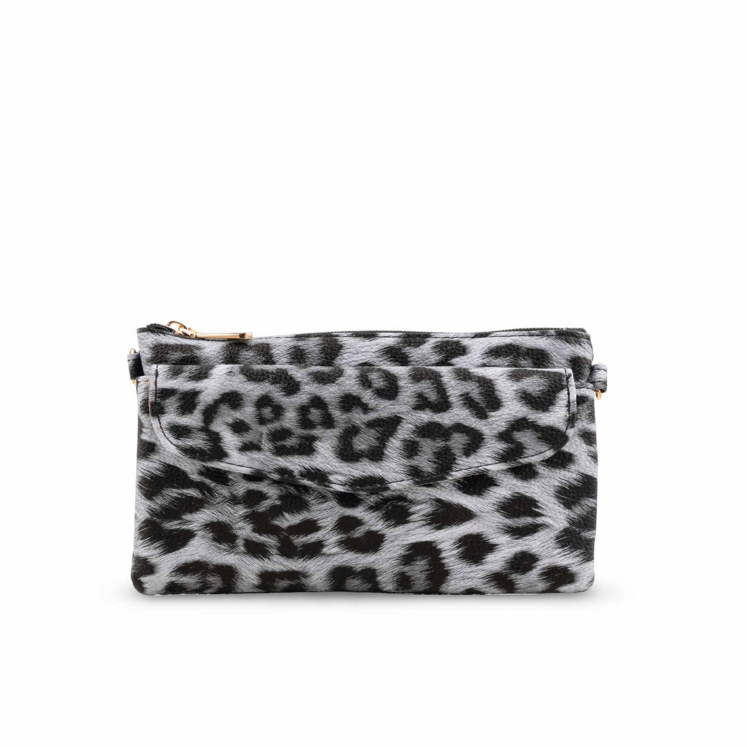 Black Casual Pouch For Women P97685