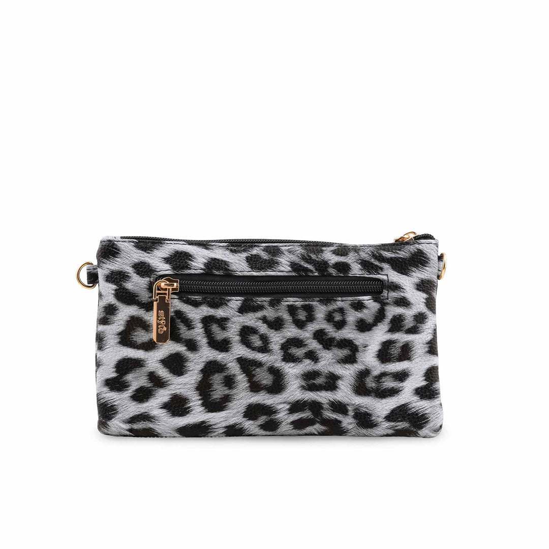 Black Casual Pouch For Women P97685