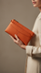 Brown Casual Pouch For Ladies P97688