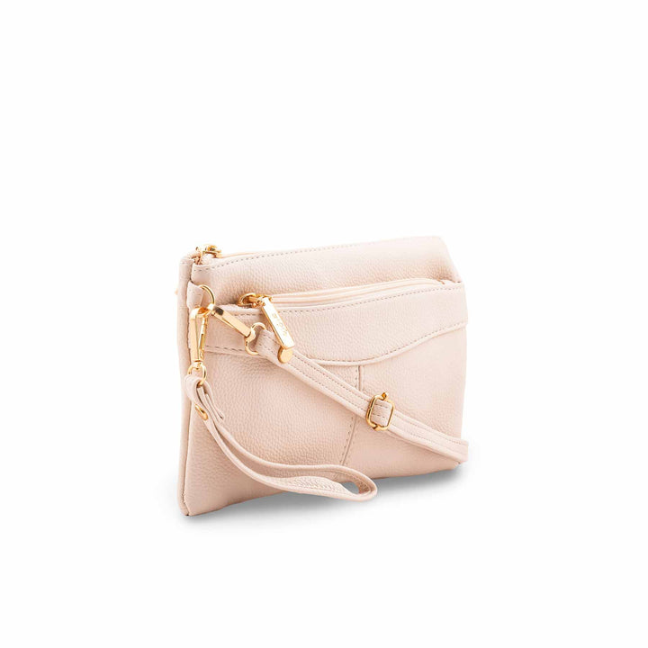 Beige Casual Pouch For Ladies P97688