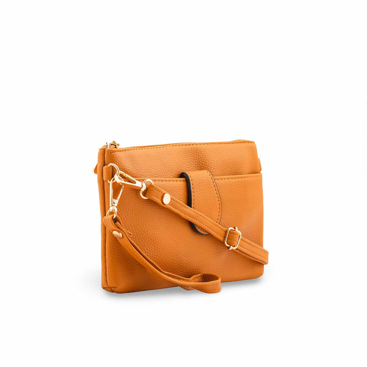 Mustard Casual Pouch For Ladies P97689
