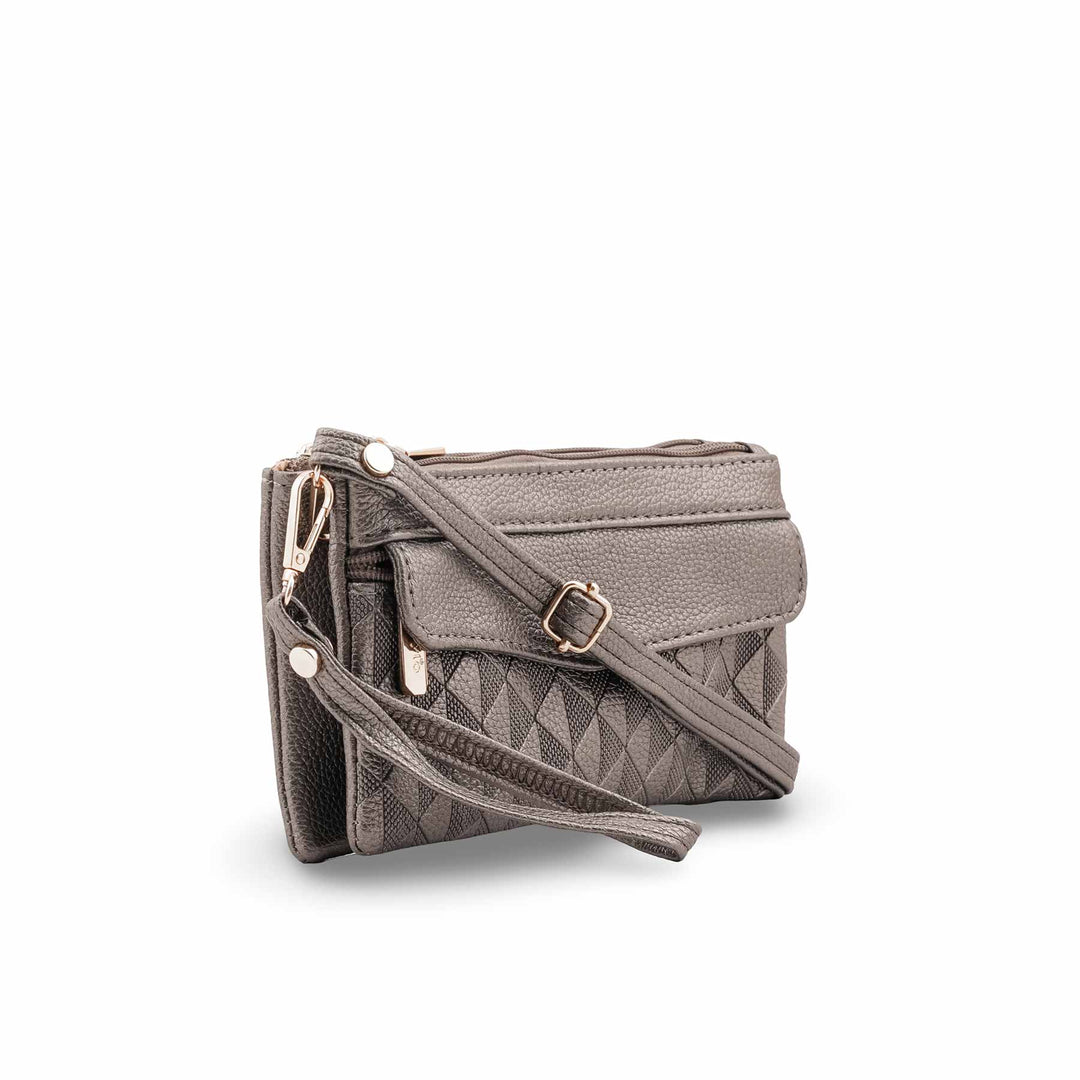 Grey Casual Pouch P97692